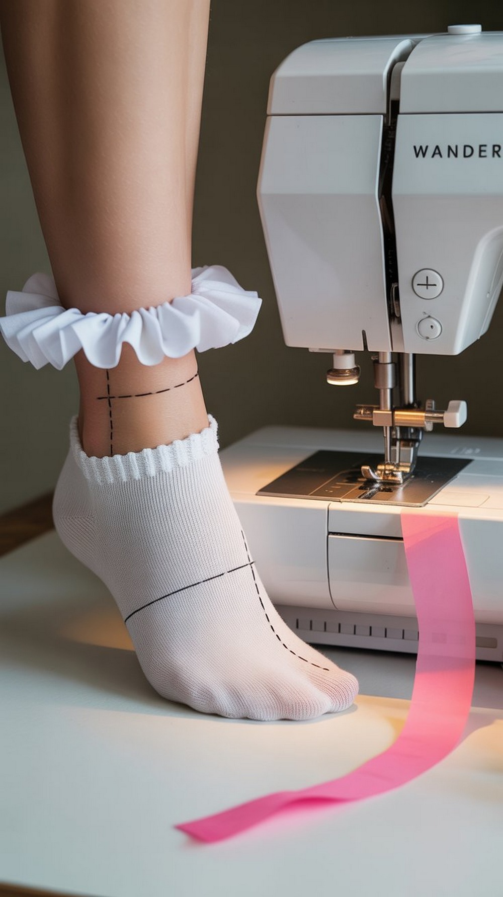 Updated DIY Ruffle Socks Tutorial (Ruffle Anklets Tutu Socks)