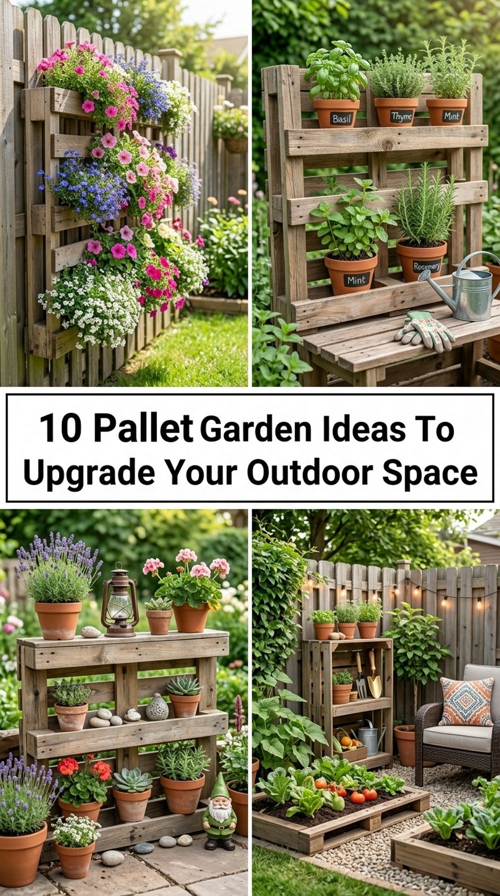 Pallet Garden Ideas To Upgrade Your Outdoor Space