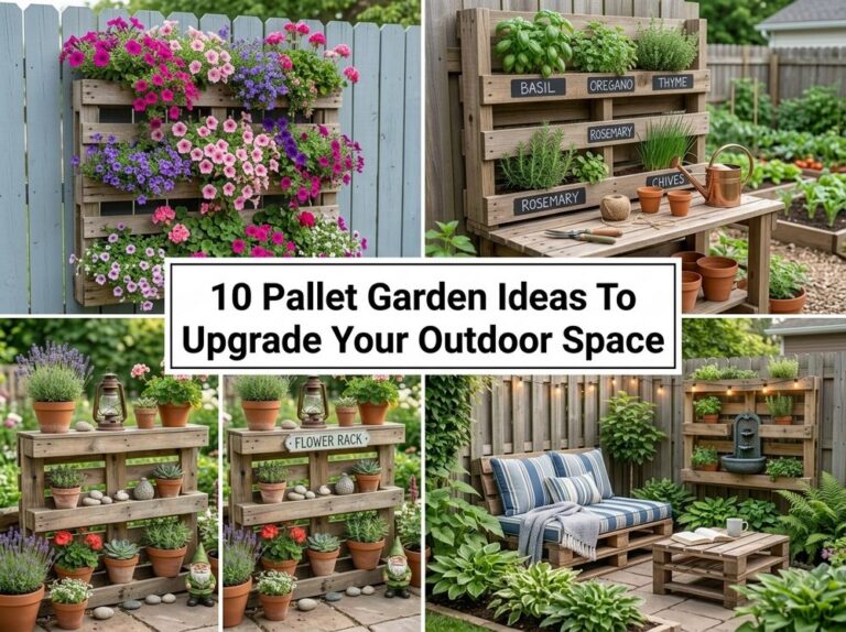 Pallet Garden Ideas To Upgrade Your Outdoor Space