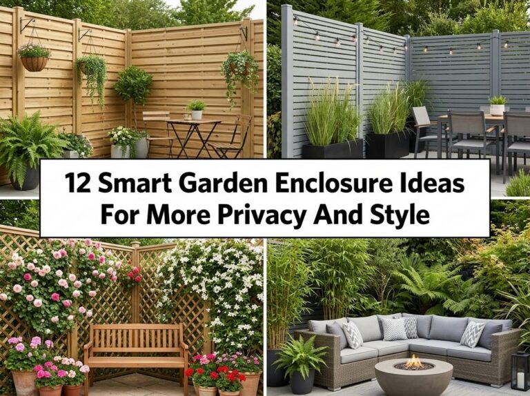 Smart Garden Enclosure Ideas For More Privacy And Style