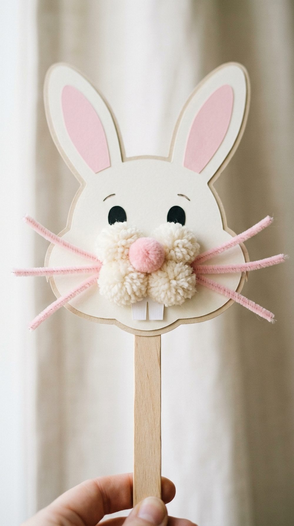 Bunny Stick Mask