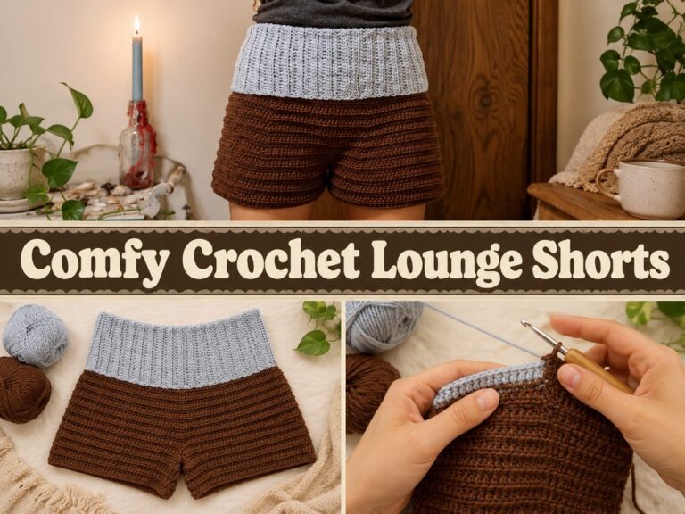 Comfy Crochet Lounge Shorts a