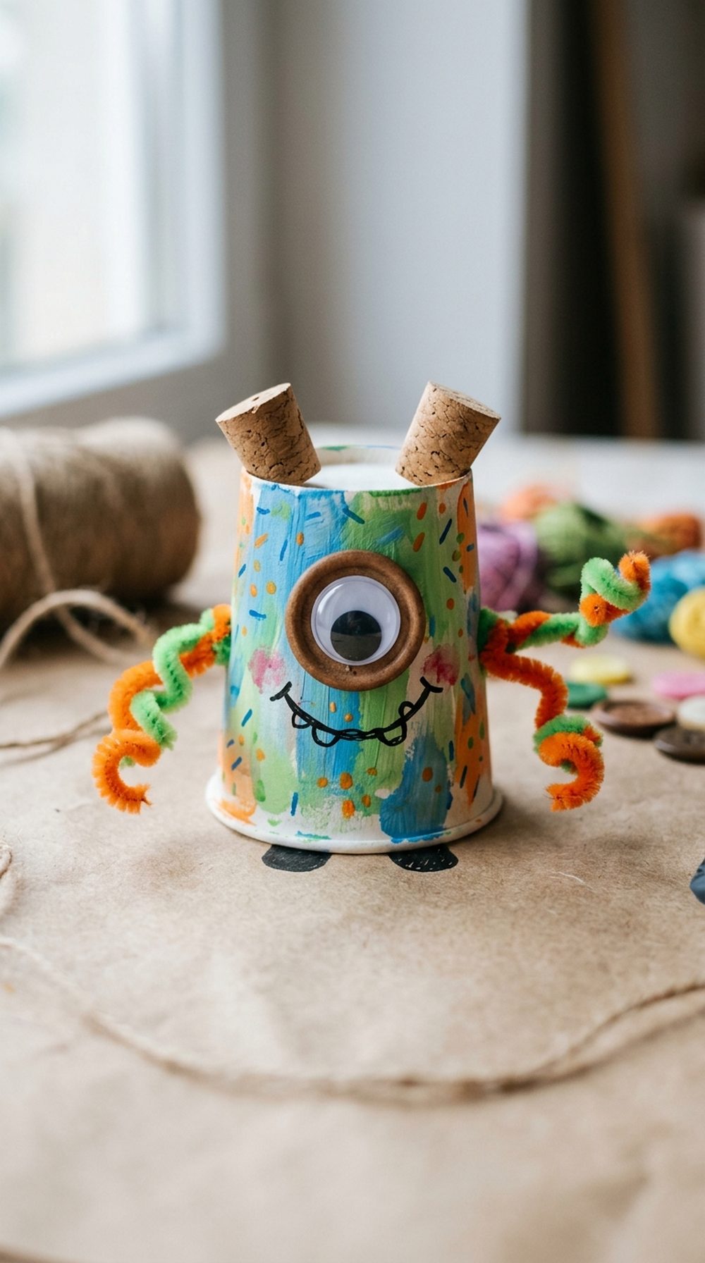 Cork Horn Silly Monster Cup