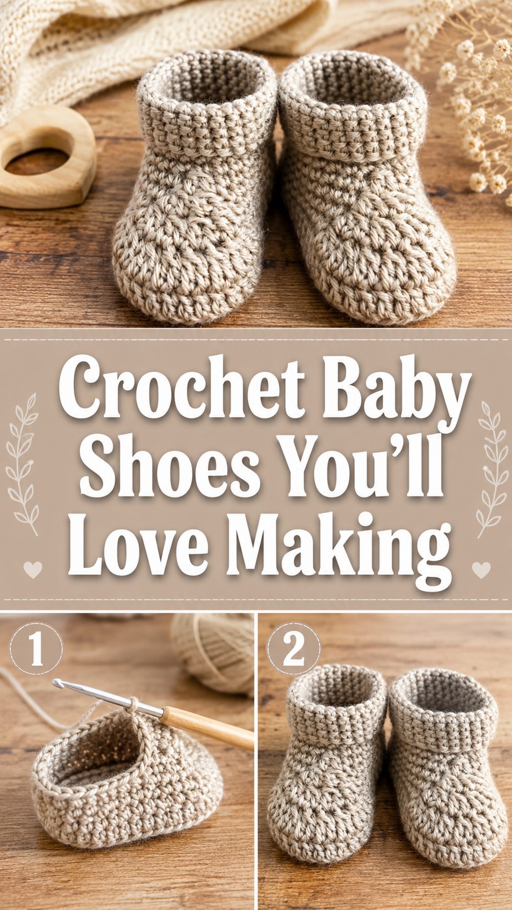 Crochet Baby Shoes You’ll Love Making