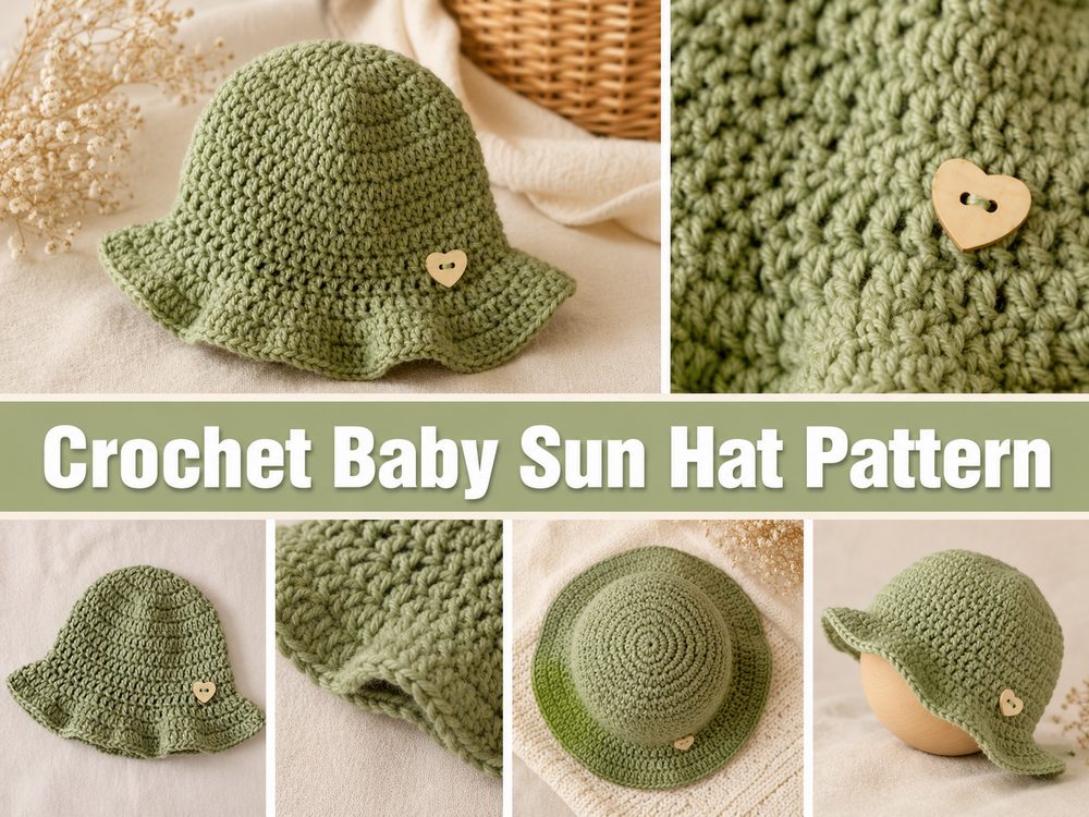 Crochet Baby Sun Hat Pattern