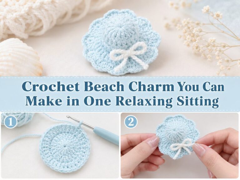 Crochet Beach Charm You Can Make in One Relaxing Sitting a