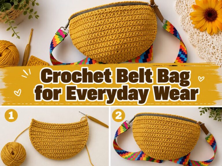 Crochet Belt Bag for Everyday Wear s
