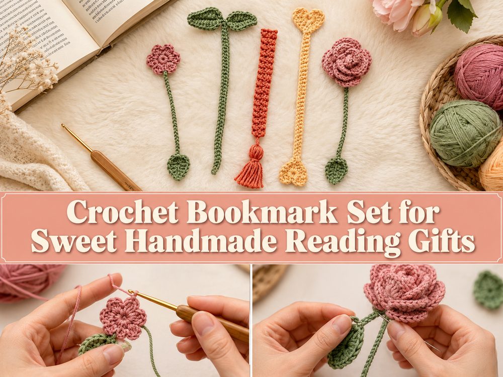 Crochet Bookmark Set for Sweet Handmade Reading Gifts s