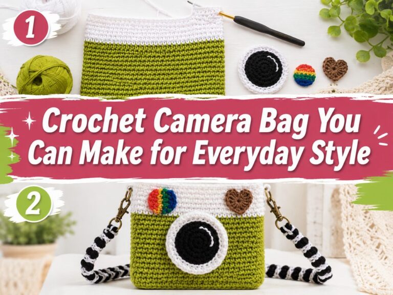 Crochet Camera Bag You Can Make for Everyday Style s