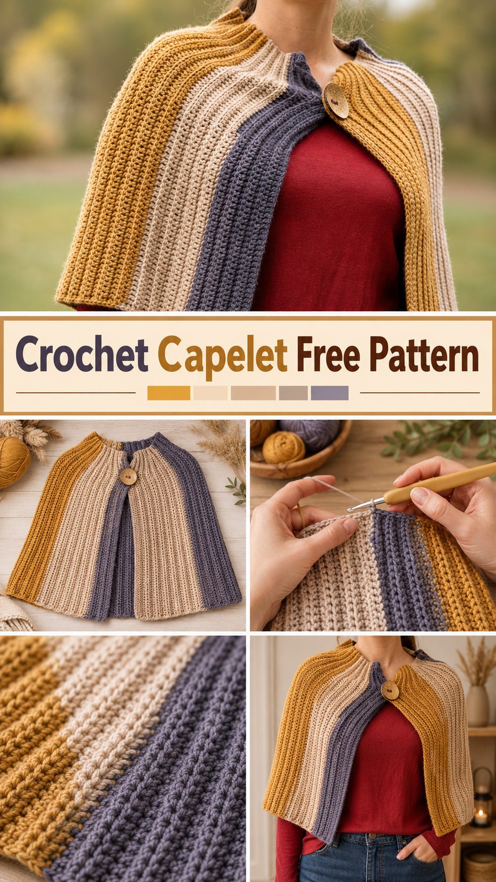Crochet Capelet Free Pattern