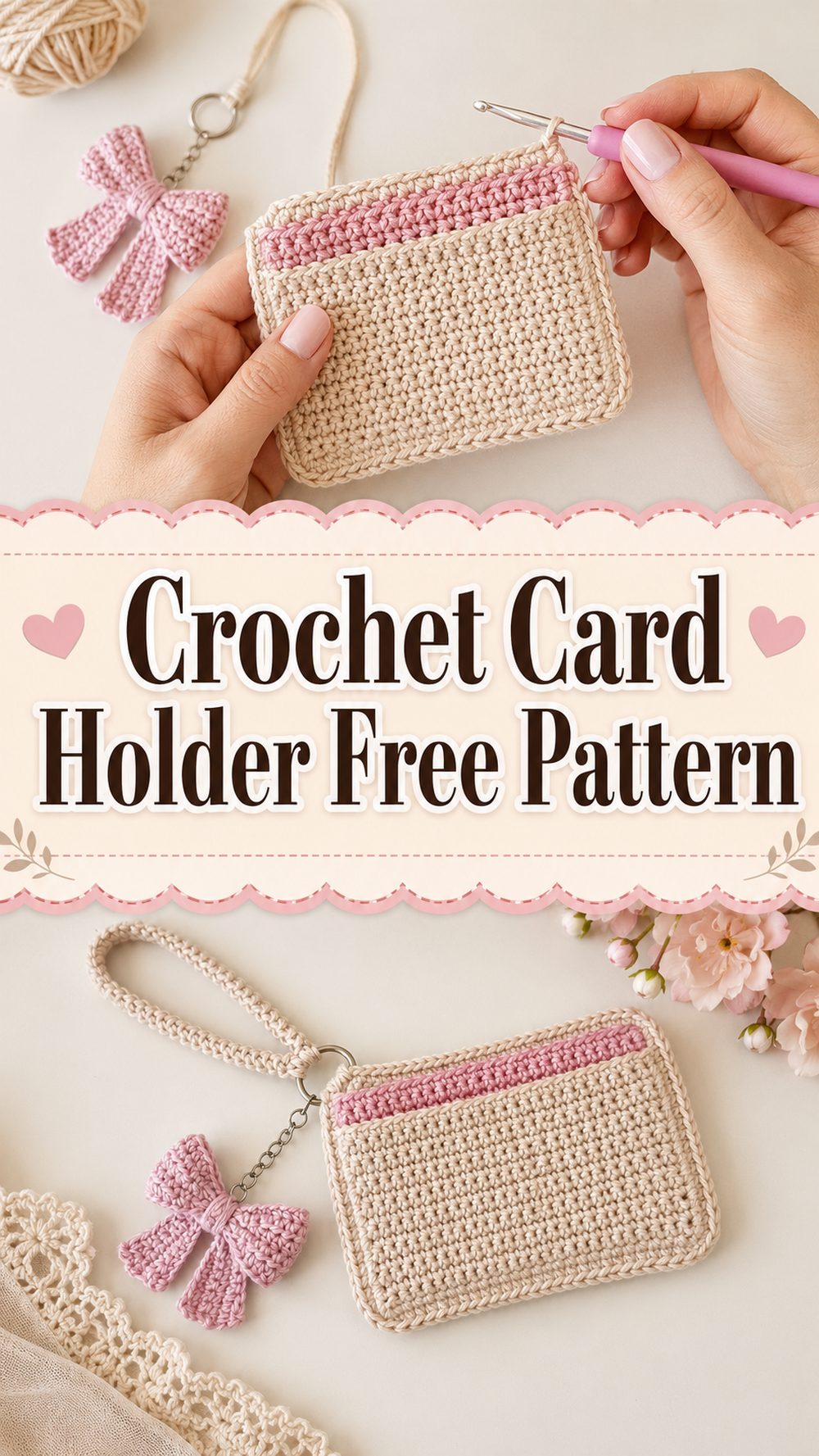 Crochet Card Holder Free Pattern
