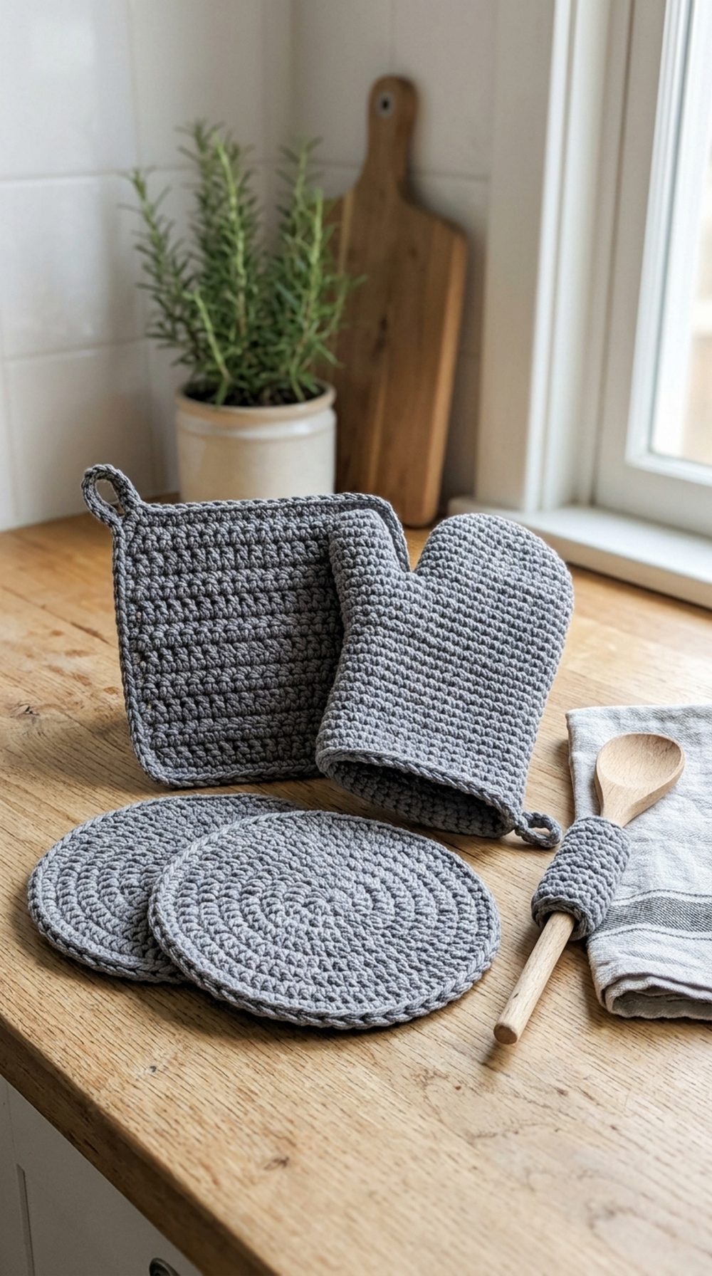 Crochet Cooking Set