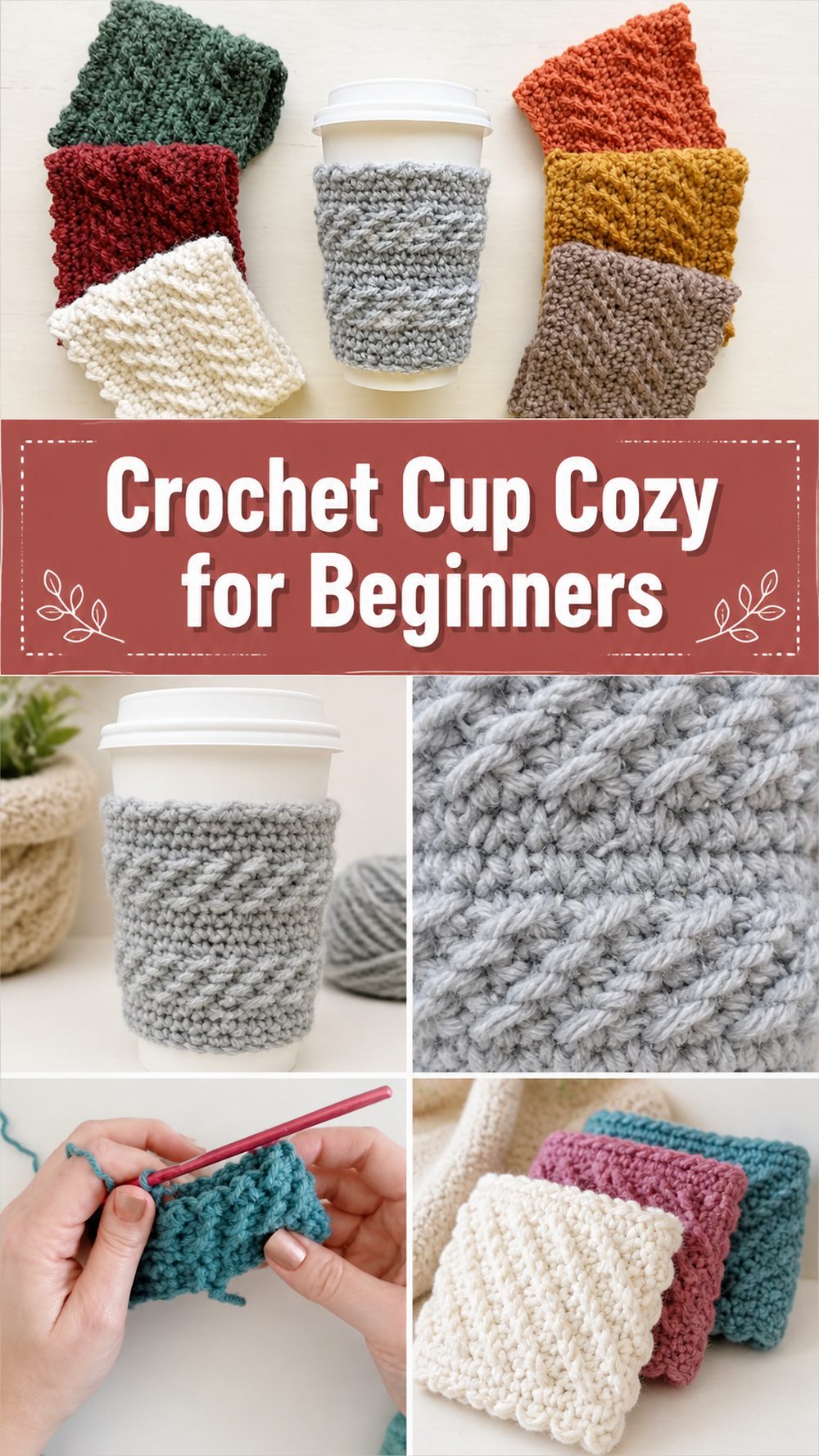 Crochet Cup Cozy for Beginners