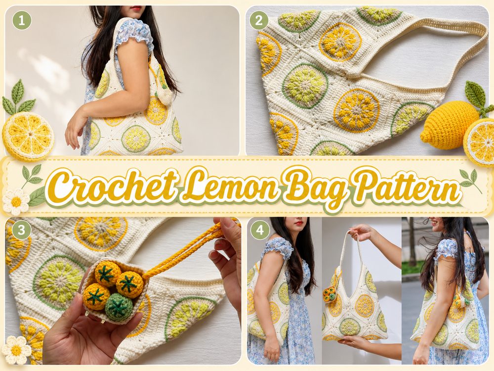 Crochet Lemon Bag Pattern