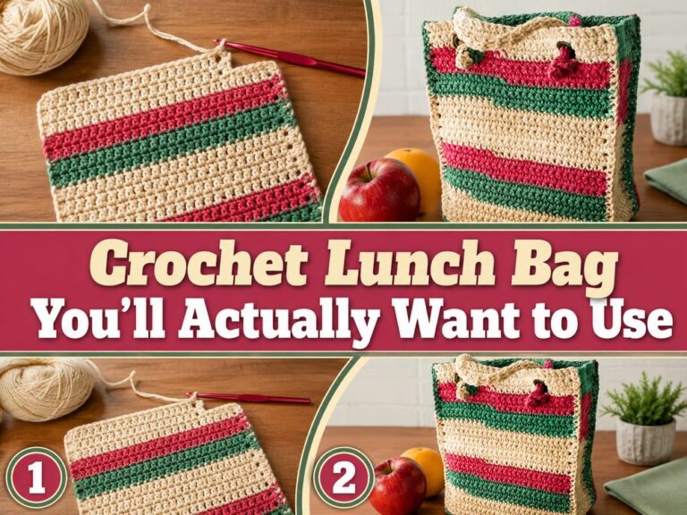 Crochet Lunch Bag You’ll Actually Want to Use S