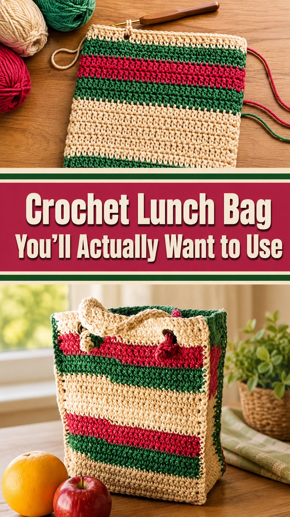 Crochet Lunch Bag You’ll Actually Want to Use