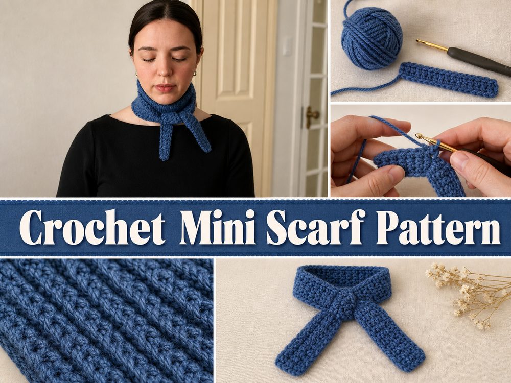 Crochet Mini Scarf Pattern s