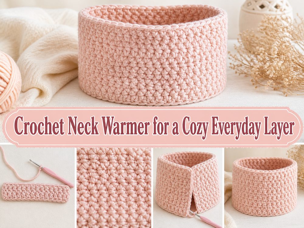 Crochet Neck Warmer for a Cozy Everyday Layer s