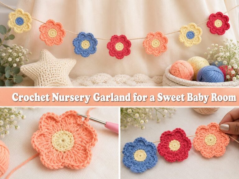 Crochet Nursery Garland for a Sweet Baby Room v