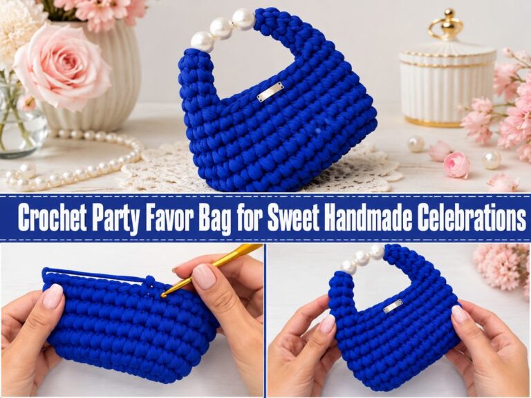 Crochet Party Favor Bag for Sweet Handmade Celebrations s