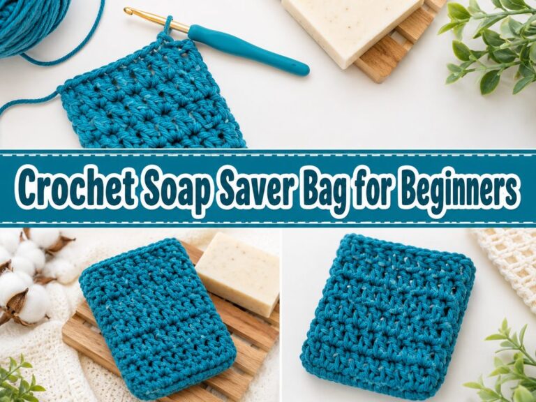 Crochet Soap Saver Bag for Beginners s