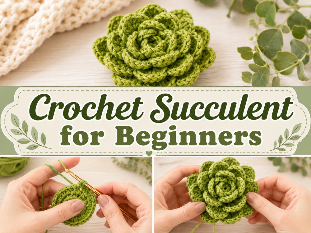 Crochet Succulent for Beginners s