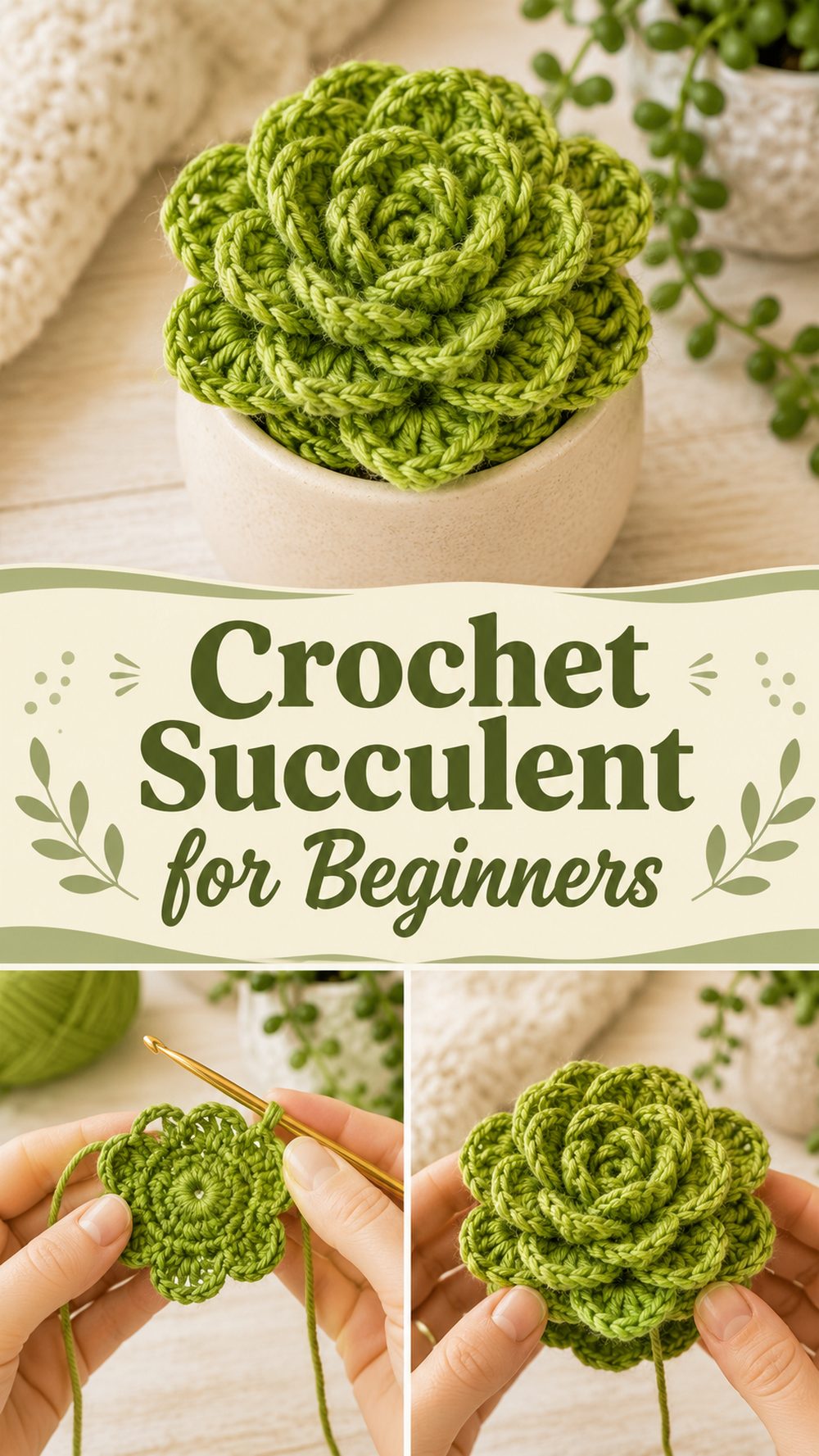 Crochet Succulent for Beginners