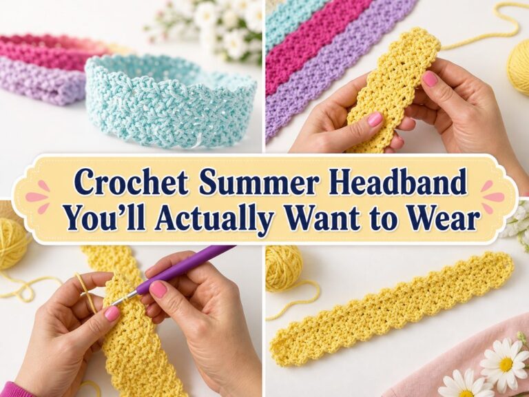 Crochet Summer Headband You’ll Actually Want to Wear