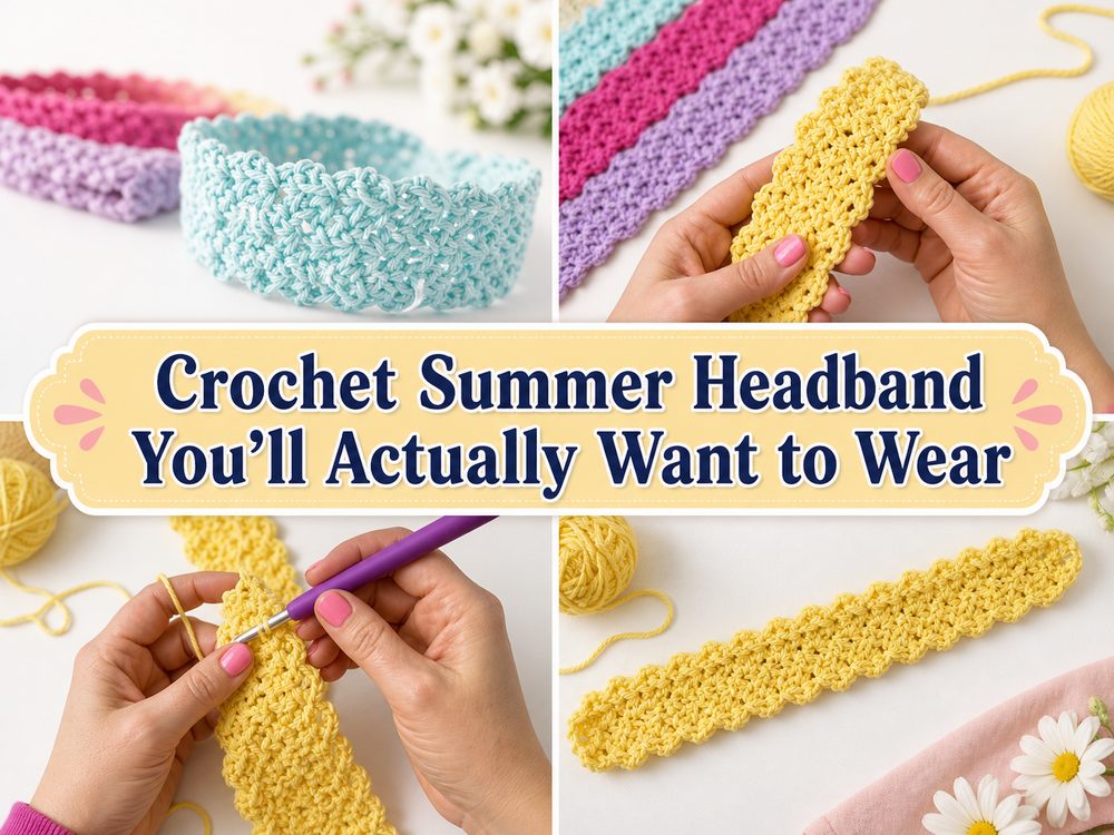 Crochet Summer Headband You’ll Actually Want to Wear