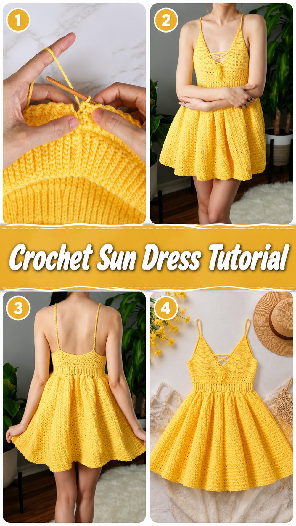 Crochet Sun Dress Tutorial
