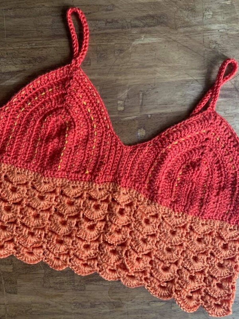 Crochet Sunrise Lace Bralette