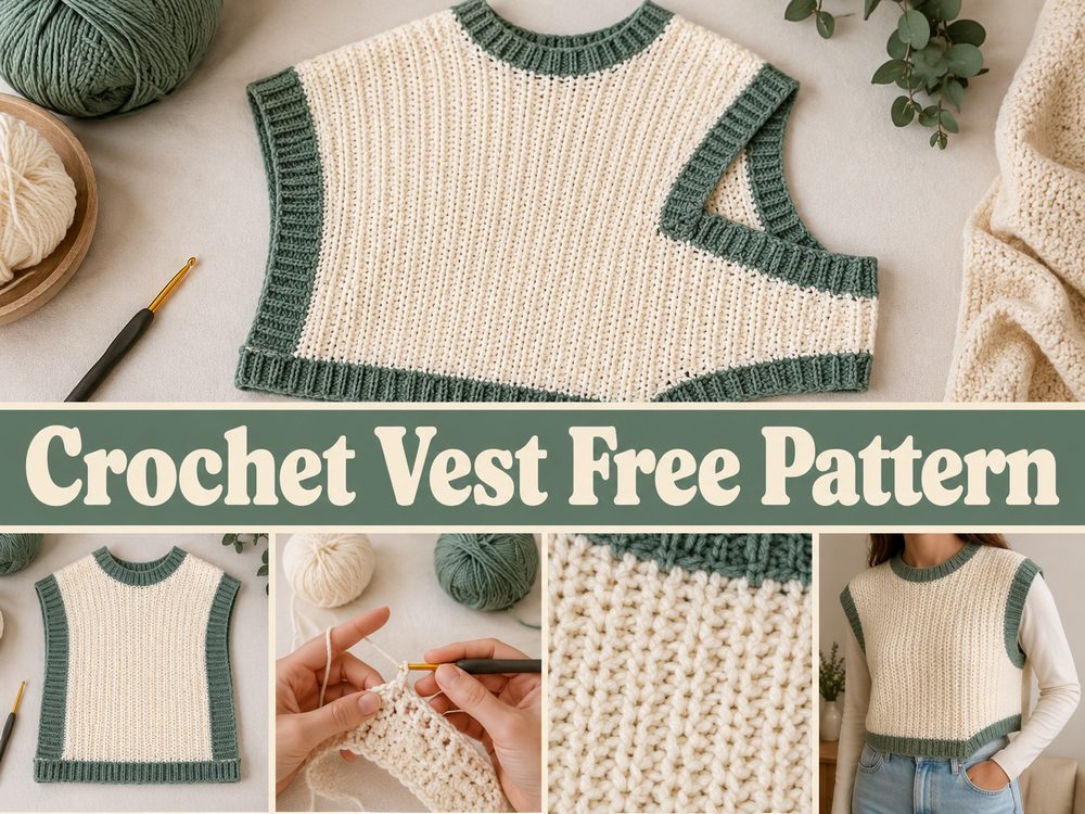 Crochet Vest Free Pattern s