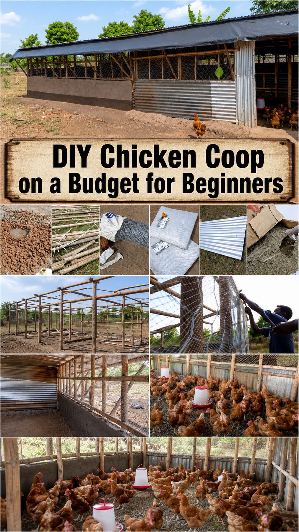DIY Chicken Coop on a Budget for Beginners