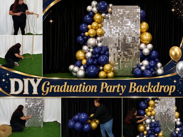 DIY Graduation Party Backdrop