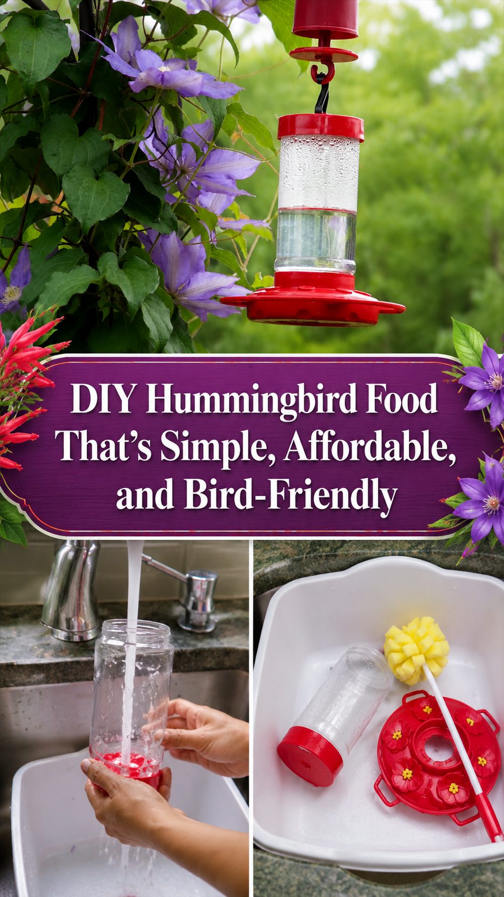 DIY Hummingbird Food That’s Simple, Affordable, and Bird-Friendly ...