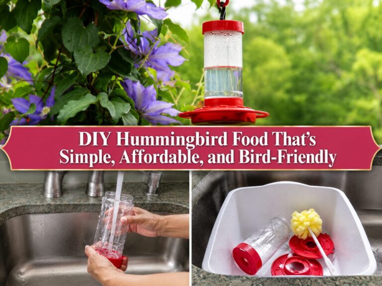 DIY Hummingbird Food That’s Simple, Affordable, and Bird-Friendly ...