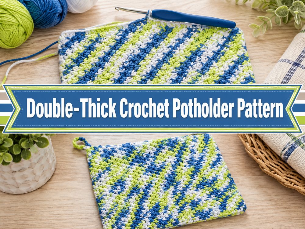 Double Thick Crochet Potholder Pattern s