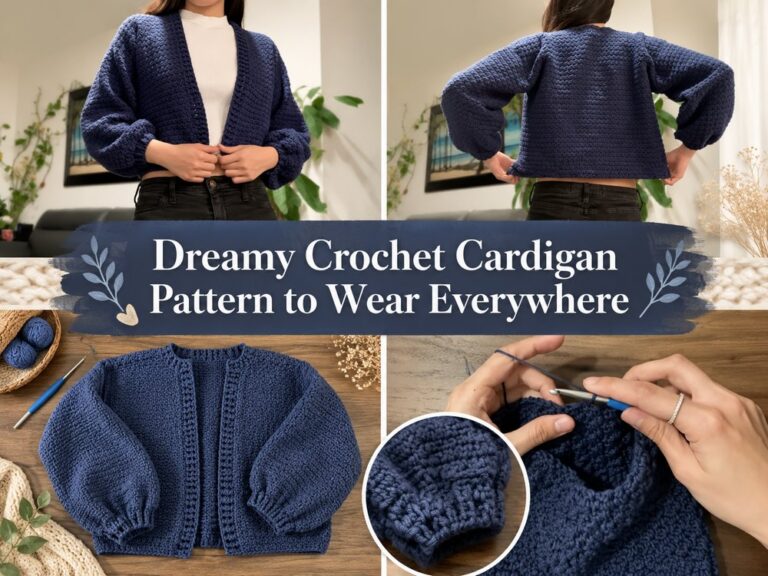 Dreamy Crochet Cardigan Pattern to Wear Everywhere