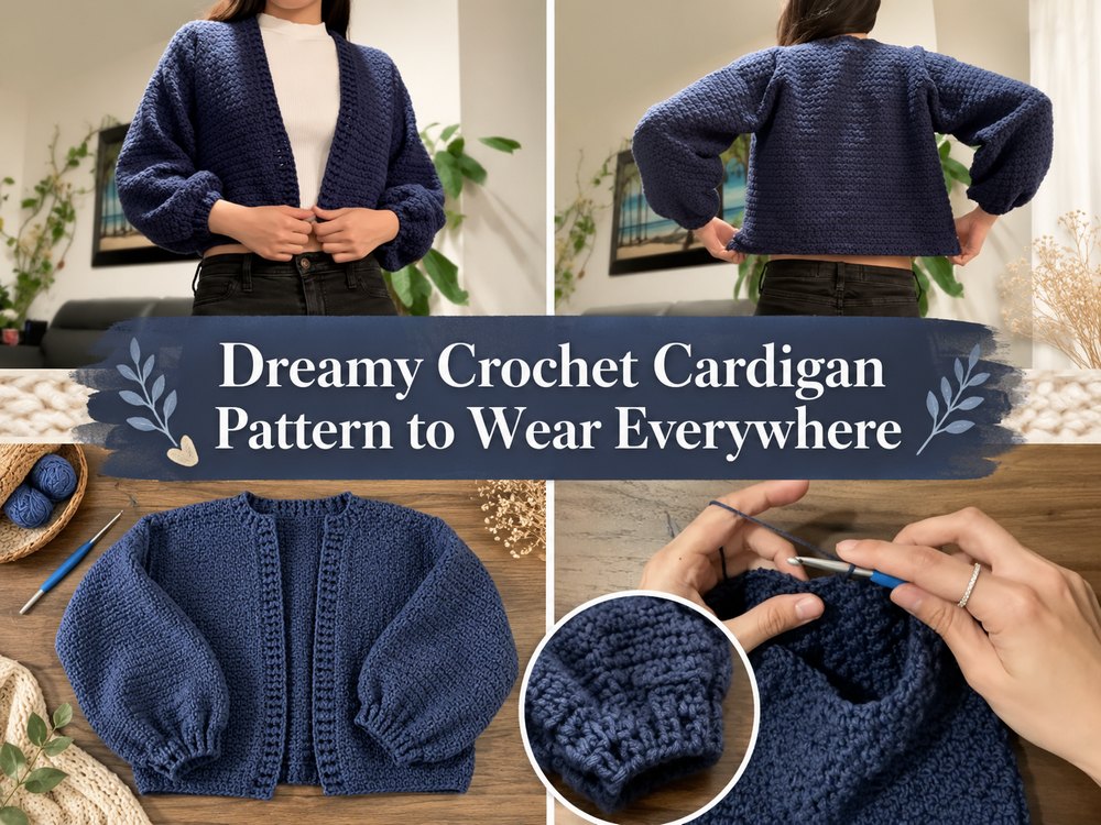 Dreamy Crochet Cardigan Pattern to Wear Everywhere