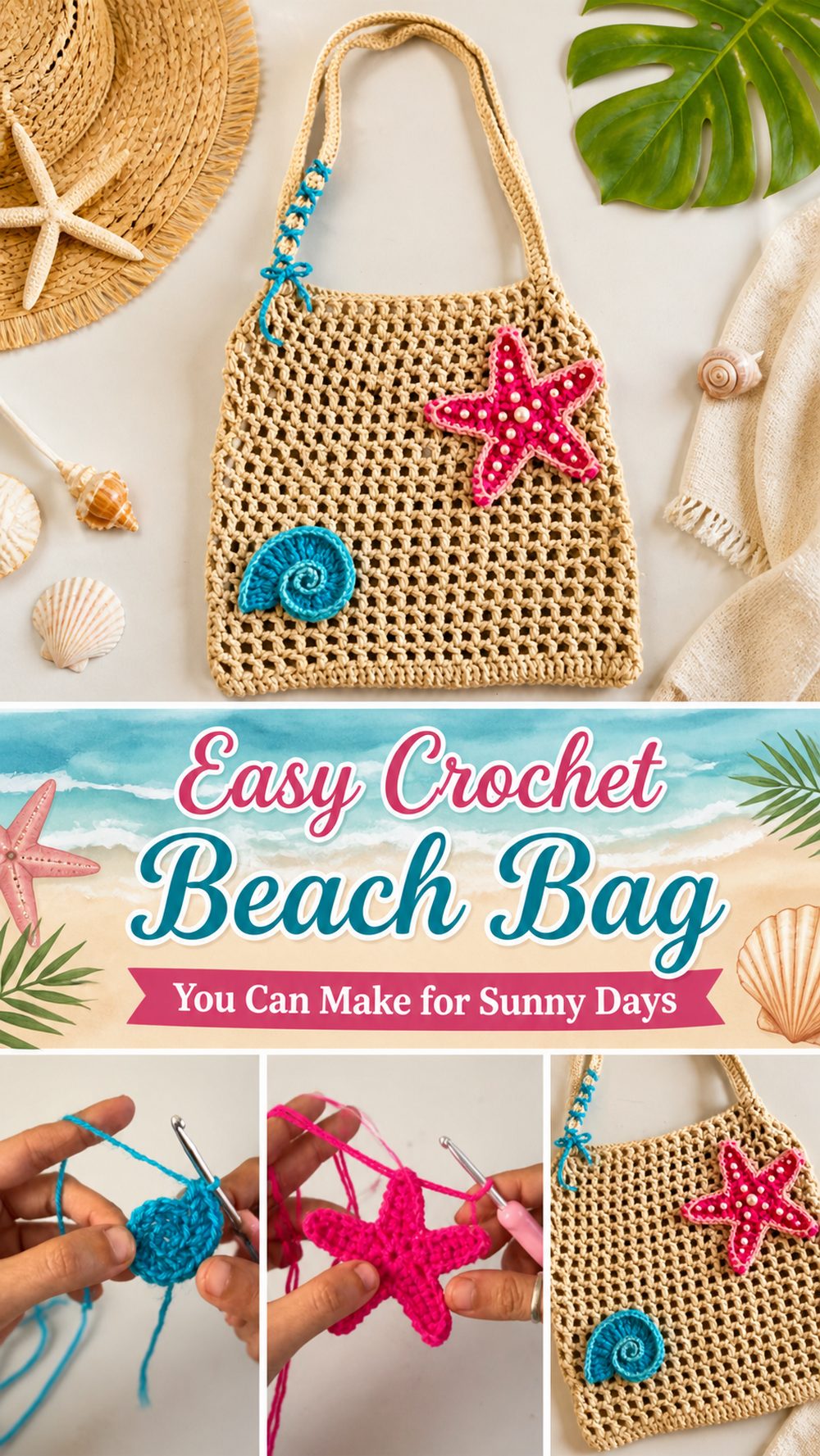 Easy Crochet Beach Bag You Can Make for Sunny Days