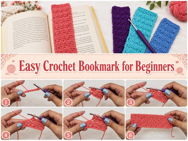Easy Crochet Bookmark for Beginners