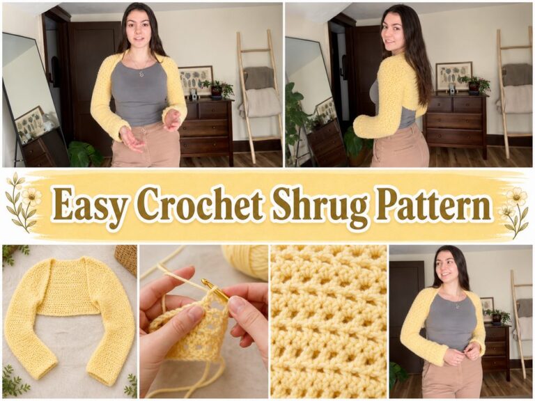 Easy Crochet Shrug Pattern s