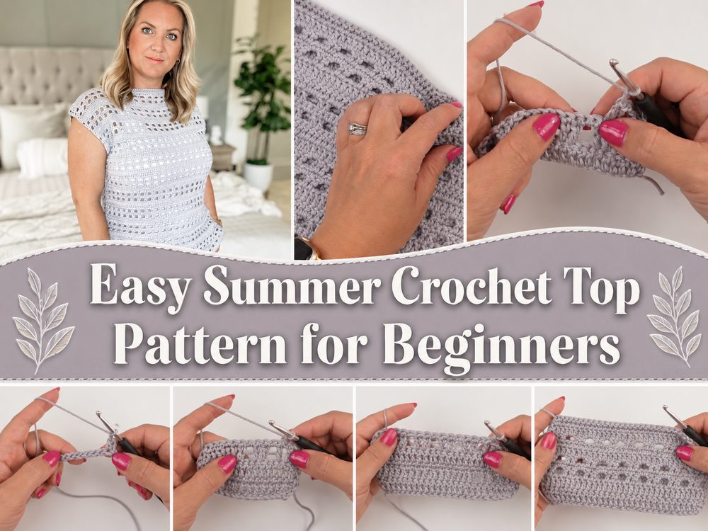 Easy Summer Crochet Top Pattern for Beginners