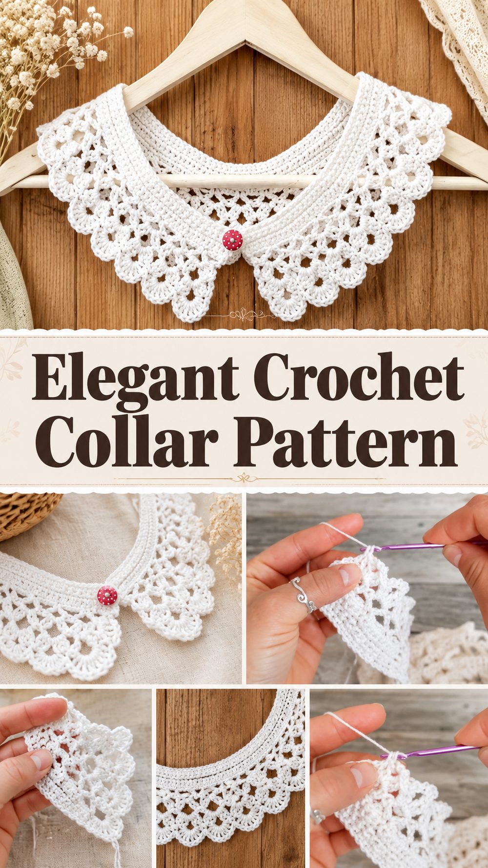 Elegant Crochet Collar Pattern
