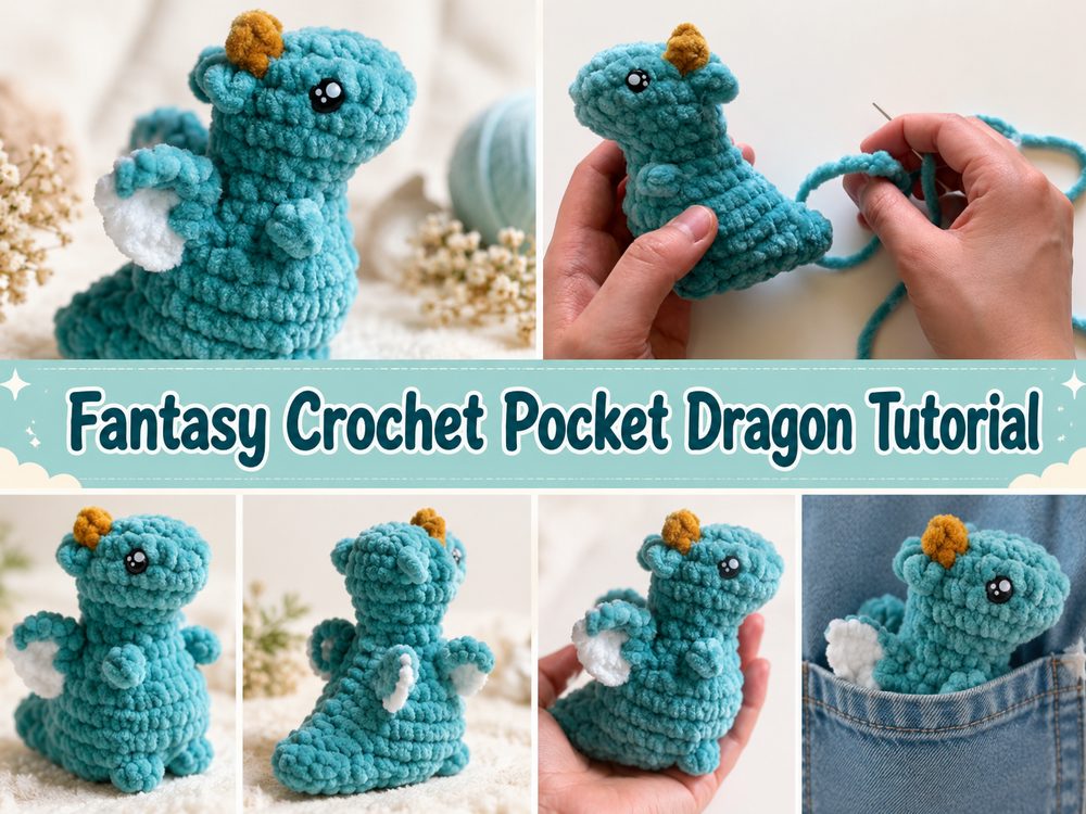 Fantasy Crochet Pocket Dragon Tutorial