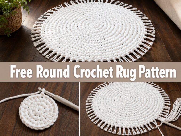 Free Round Crochet Rug Pattern s
