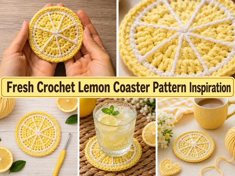 Fresh Crochet Lemon Coaster Pattern Inspiration