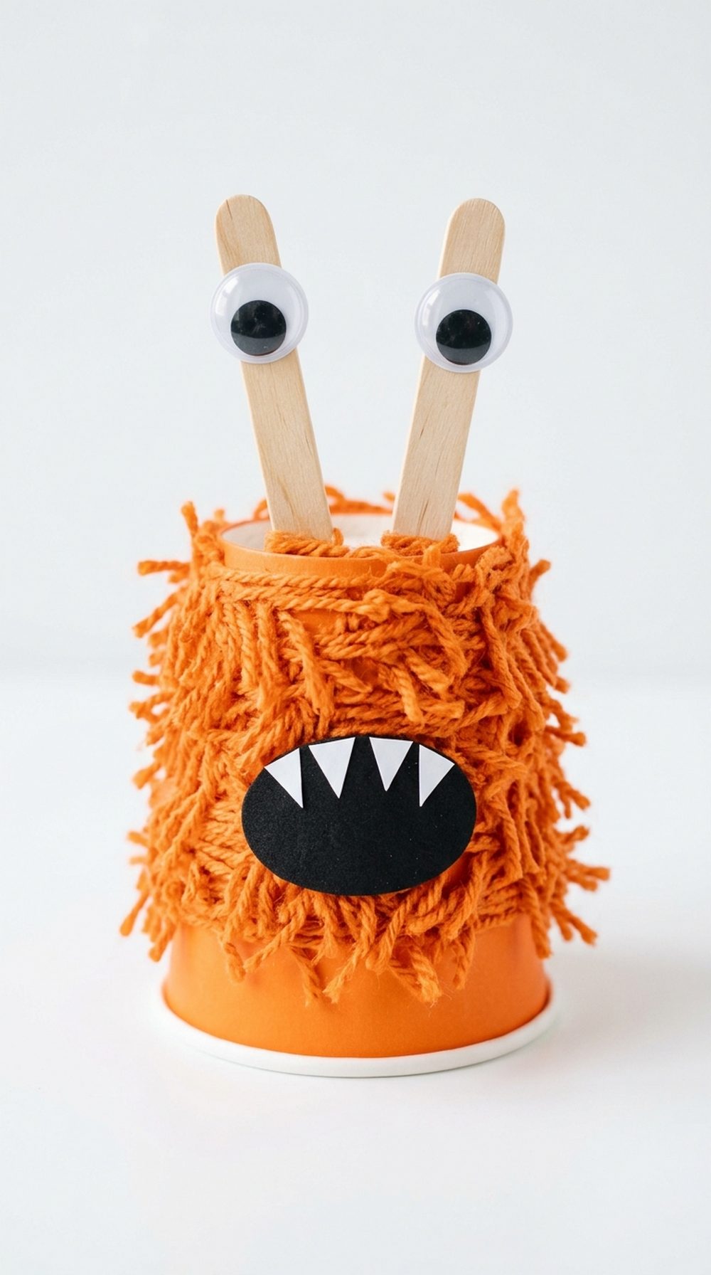 Hairy Orange Monster Cup