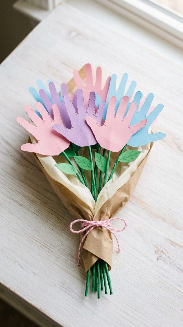 Handprint Flower Bouquet