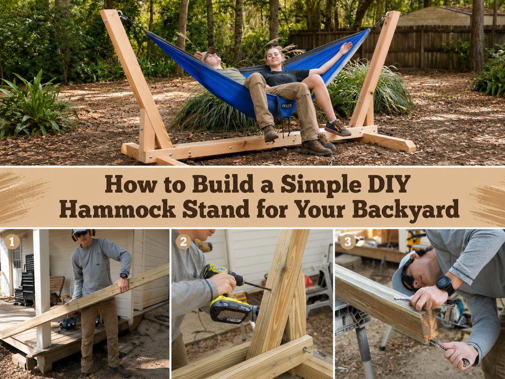 How to Build a Simple DIY Hammock Stand for Your Backyard